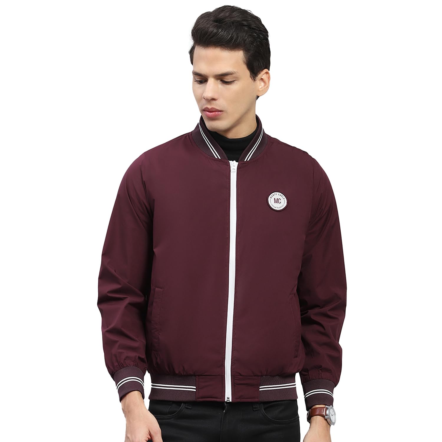 monte carlo Mens Solid Round Neck Full Sleeve Jacket (224066863)-picture-50
