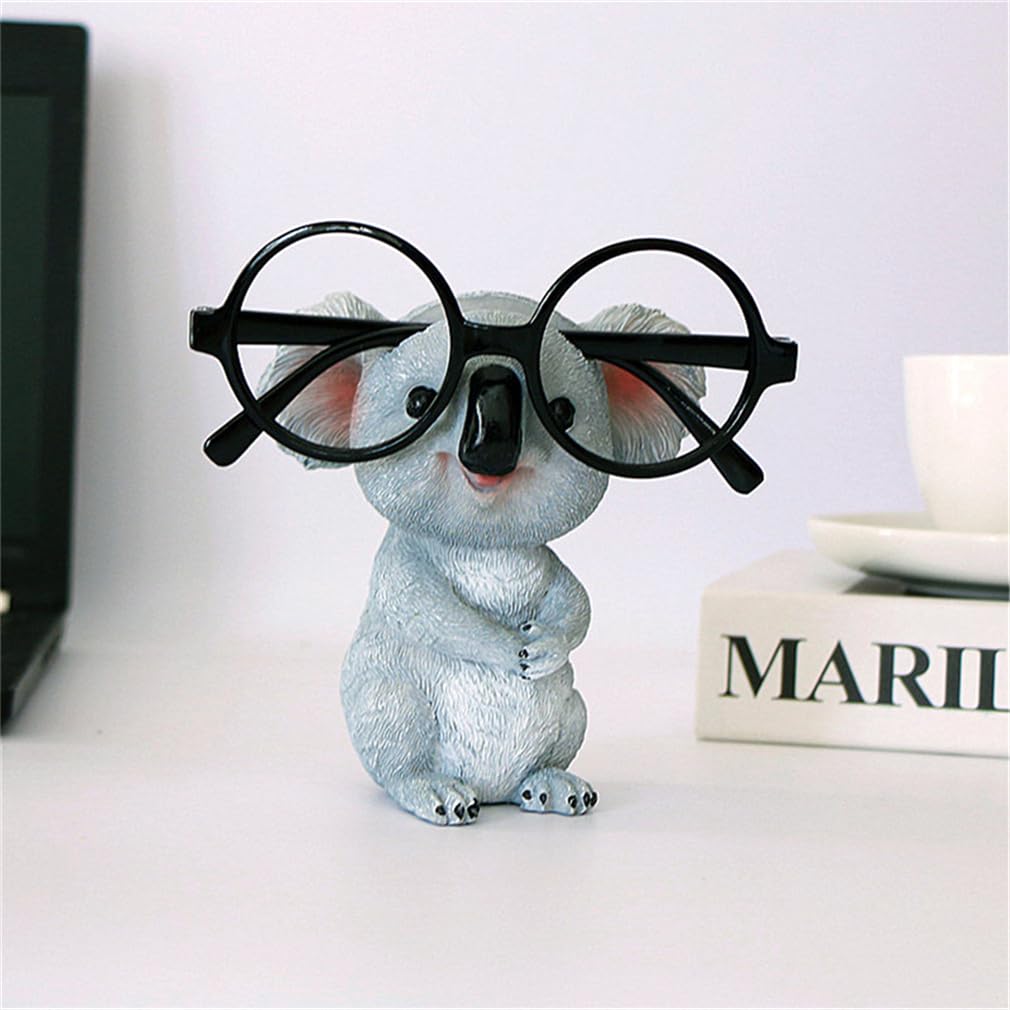 RURUOGUK Koala Glasses Stand Holder Cute Eyeglass Display Stand Creative Spectacle Holder for Women Men Home Office Ornament - Image 4