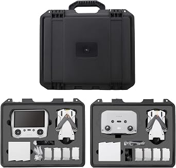 Mini 3 Pro Case, Professional Waterproof Carrying Case Hard Shell Travel Case for DJI Mini 3 Pro Fly More Combo and Drone Accessories