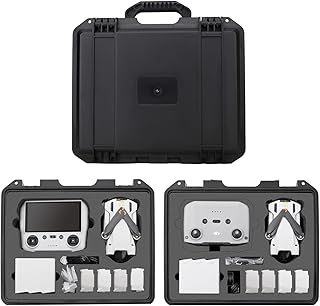 Mini 3 Pro Case-Professional Waterproof Carrying Case Hard Shell Travel Case for DJI Mini 3 Pro Fly More Combo and Drone Accessories