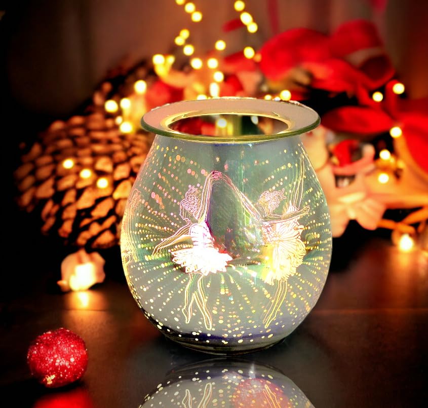 Astin of London® Electric Wax Tart Melter & Essential Scented Oil Burner Lamp with 3D Ballerina Design