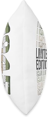 Miniatura 2 de Limited Edition Vintage 1945 Retro Birthday Throw Pillow