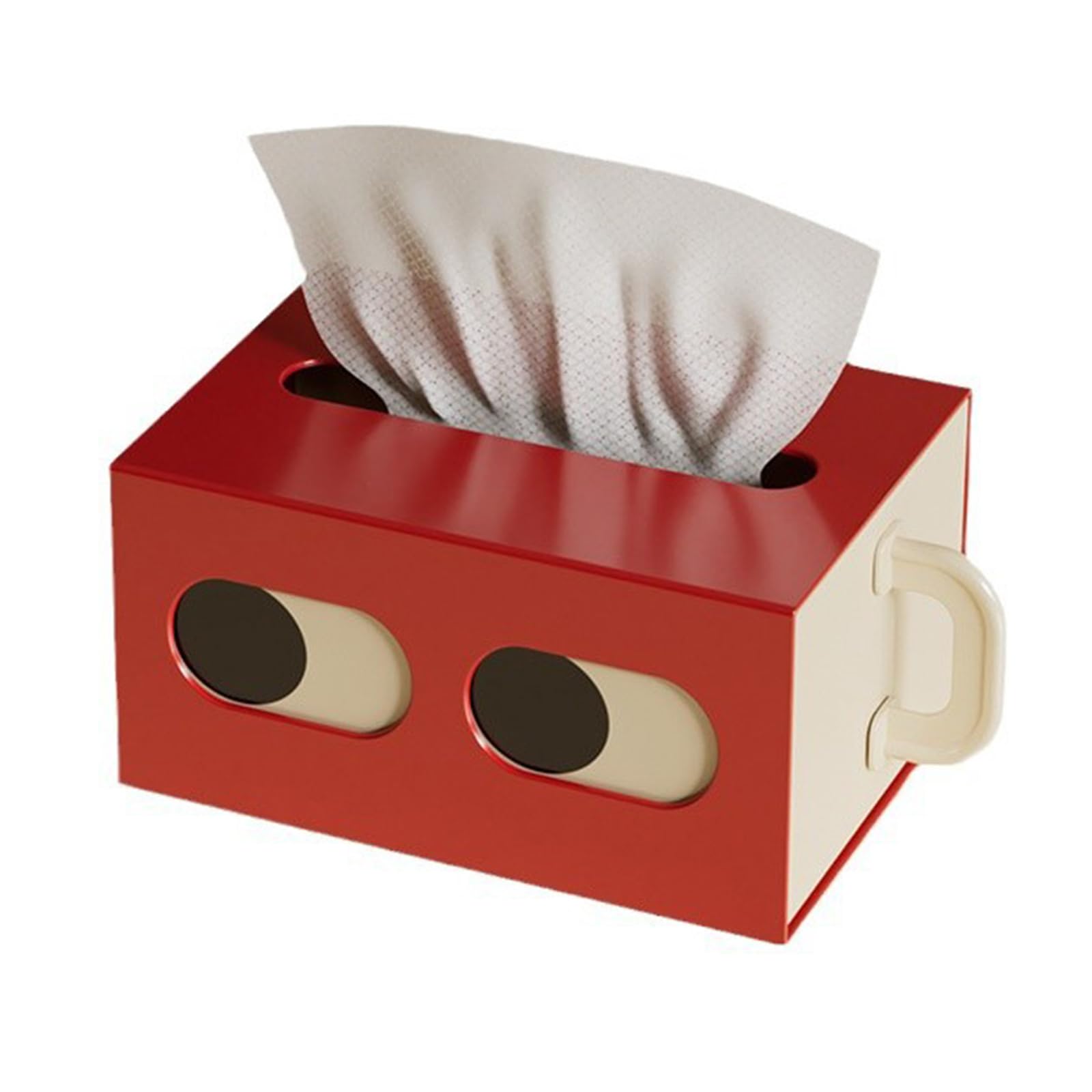 Tsophreniq Innovative Tissue Box Holder Distinctive Styles Decorative Storage Solution for Cars and Desktops Tissue Container