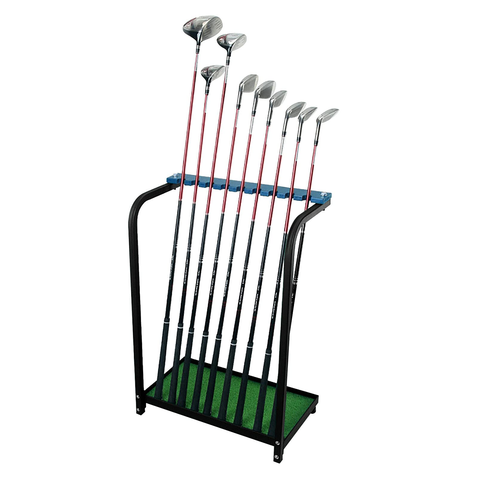 Set di mazze da golf, supporto per mazze da golf, per 9 squadre da golf, putter rack per uomo