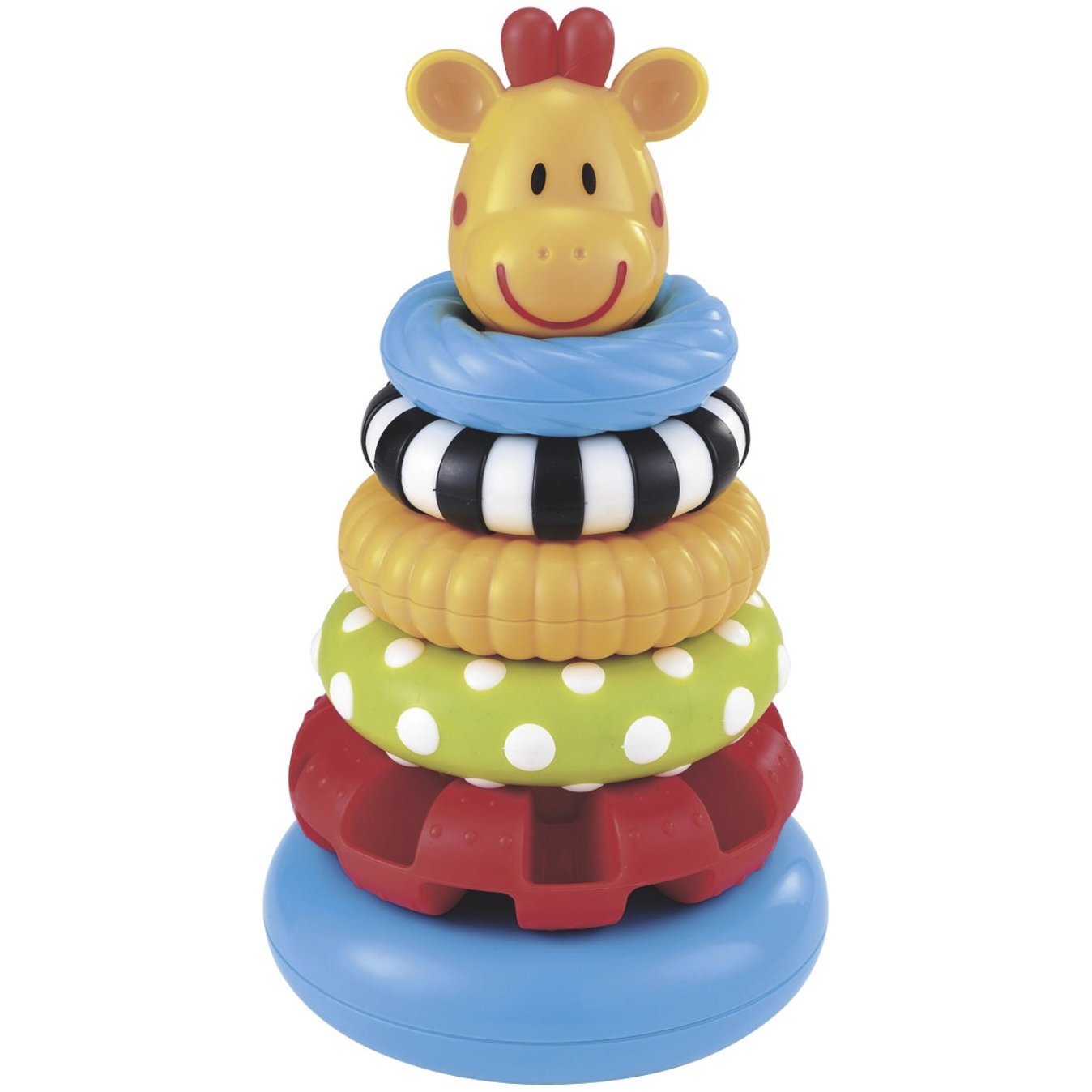 Early Learning CentreELC– Sensory Stacking Rings – Textured Stacking Rings for Children Ages 0 Months to 24 Months