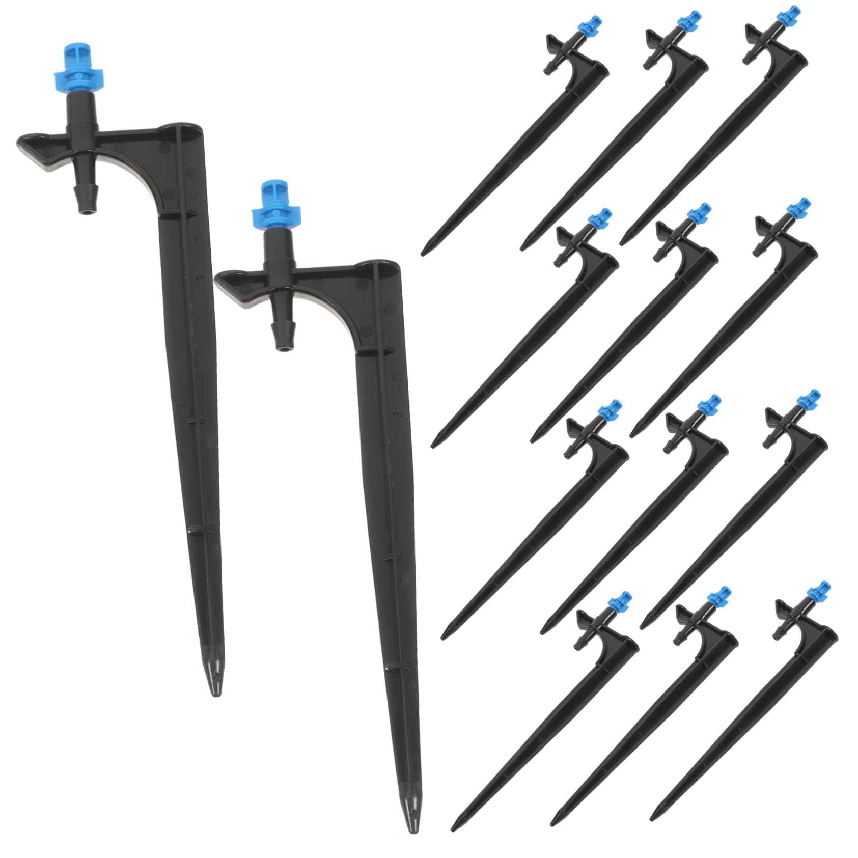 GALPADA 20pcs Drip Irrigation Kit Drip Line Sprinkler Heads Drip Irrigation Drip Irrigation Spray Emitters Drip System Parts Drip Irrigation Stakes Outdoor Irrigation Blue