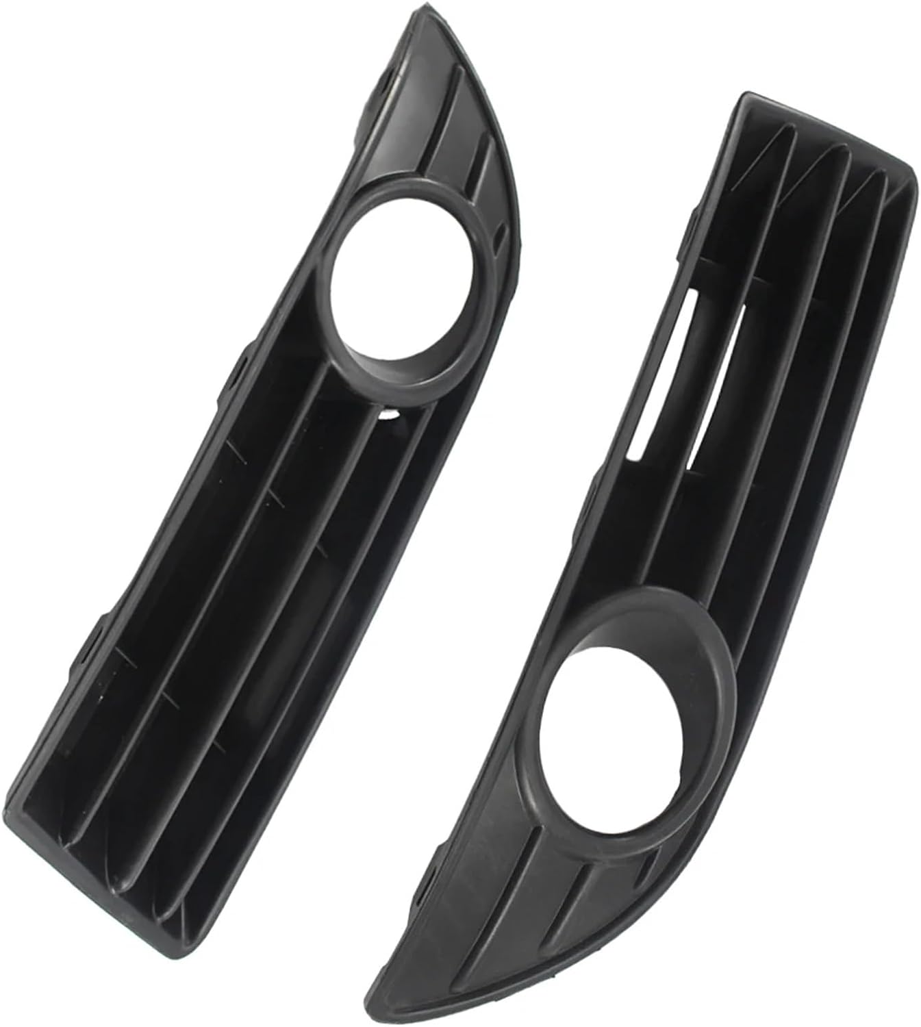 Car Accessories 1 Pair Front Bumper Fog Light Grilles for VW Polo 2005 2006 2007 2008 2009 6Q0853665E/6Q0853666E