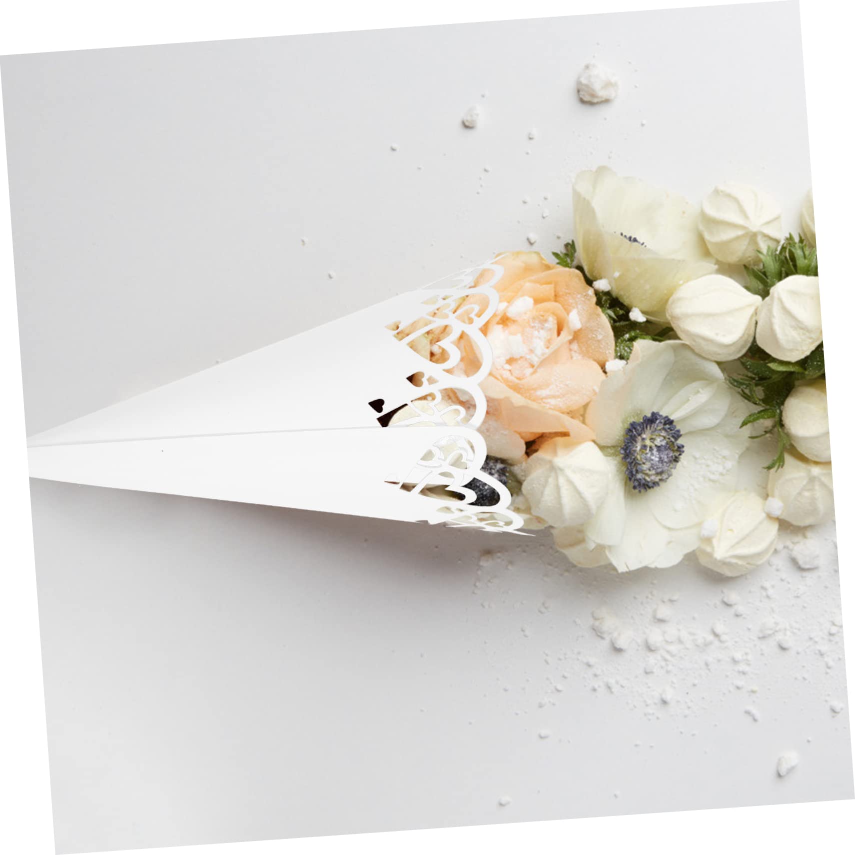 STOBOK 100stücke Hochzeitskonfetti Papierblüten Dekorative Hohlraumige Konfetti Feiern Shower Und Hochzeiten Einfach Zusammenzubauen Langlebigem Hochwertigem Papier