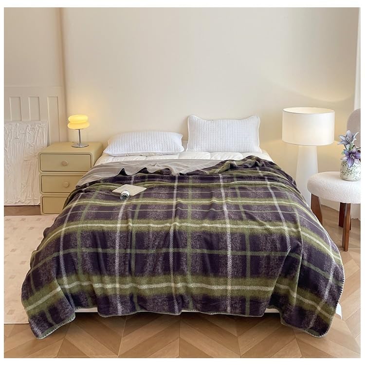 Couverture en fausse cachemire légère anti-froid pour lit et canapé Style-6