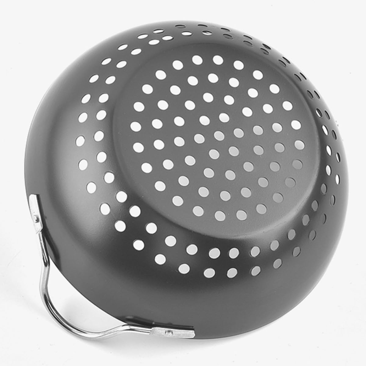 Didiseaon Cestello Resistente alla Ruggine per Grigliare le Verdure in Acciaio al Carbonio Design a Fori Grandi e Doppia Maniglia per Barbecue da Terrazzo