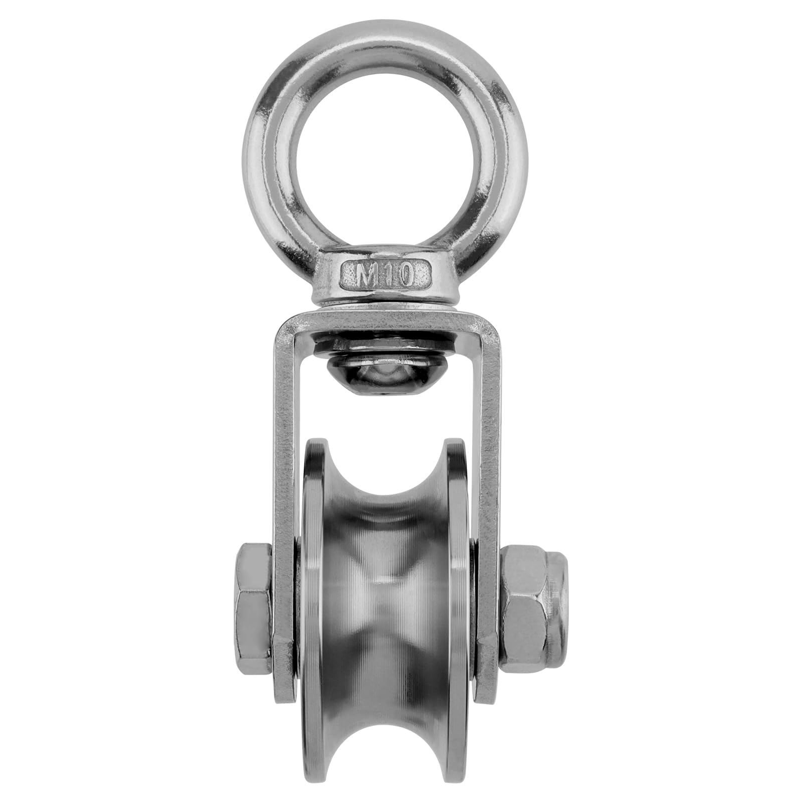 Rolka zwrotna, linka stalowa, rolka linowa fitness, 48 mm, stal nierdzewna, ?o?ysko kulkowe, kó?ka, do urz?dze? fitness, akcesoria fitness, no?no?? 500 kg