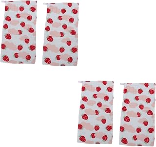 Toddmomy 4 Pçs Toalha Para Bebê Algodão Toalhas De Bebê Panos De Bebê Toalhas De Bebê Toalha Para Crianças Lenço De Algodão Toalha De Rosto De Lavagem Toalha De Rosto Do Bebê Avental