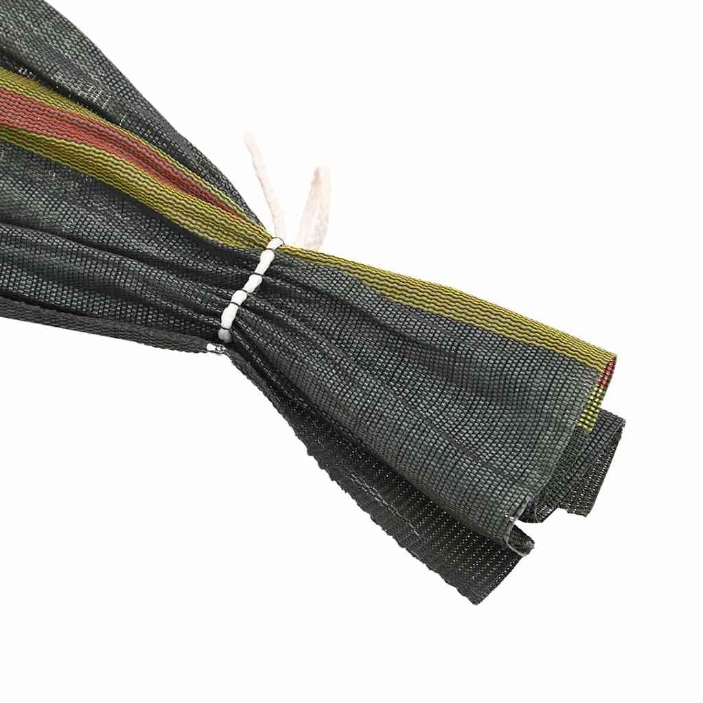 25 sacchi di sabbia, verde scuro, 103 x 25 cm, protezione contro le inondazioni per cantina e garage, sacco di sabbia resistente agli strappi, con maniglia per il trasporto e coulisse in HDPE