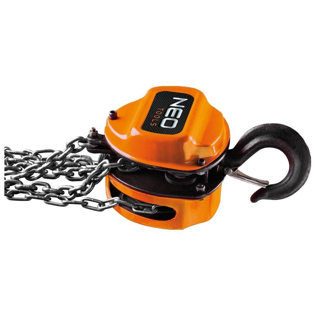 Neo Profi - Paranco A Catena 2 Tonnellate, 3 M, Paranco A Puleggia A Leva, Paranco A Catena, Paranco A Catena - 4