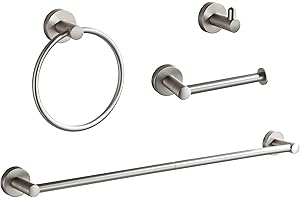 BGL Bathroom Accessory Set Towel Rack 24 Inches Adjustable