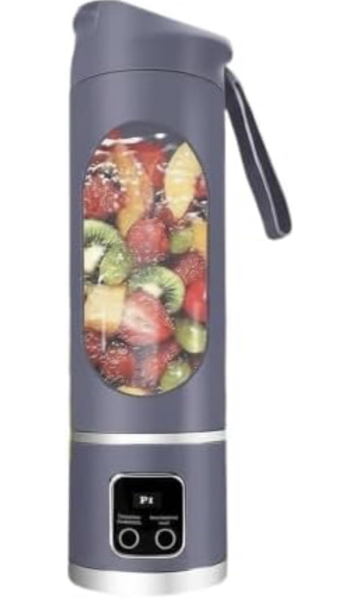 Toyoworld Portable Blender with 50W Motor, 12-Blade, USB Rechargeable | 12,000 RPM Speed, Ice Crushing, LED Display, Stainless Steel Blades, Travel Friendly-image-33