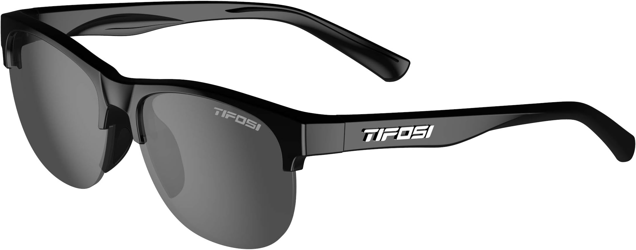 Tifosi Optics Swank Gloss Black Frame Smoke Lens One Size