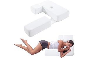 HOMBYS U-Shaped Side Sleeper Pillow for Shoulder Pain