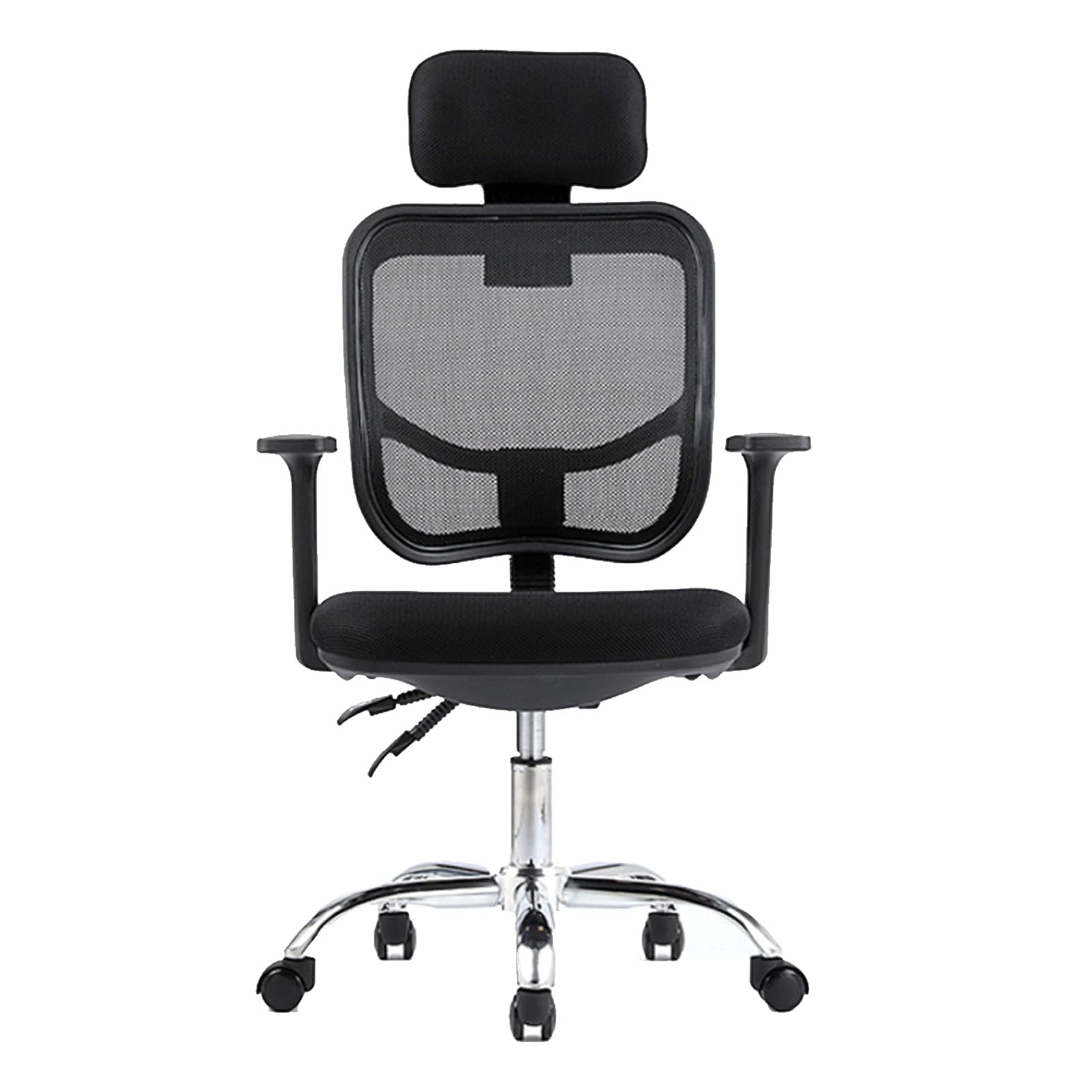 Chaise de bureau pivotante ergonomique inclinable pour pause déjeuner et confort lombaire