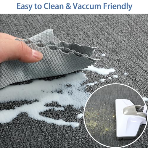 Image of Office Chair Mat for Hardwood Floor, 60 inch x 47 inch Desk Computer Chair Mat for Hard Wood and Tile Floor, Large Anti-Slip Hard Floor Protector, PVC Mat Desk Rug for Office Home