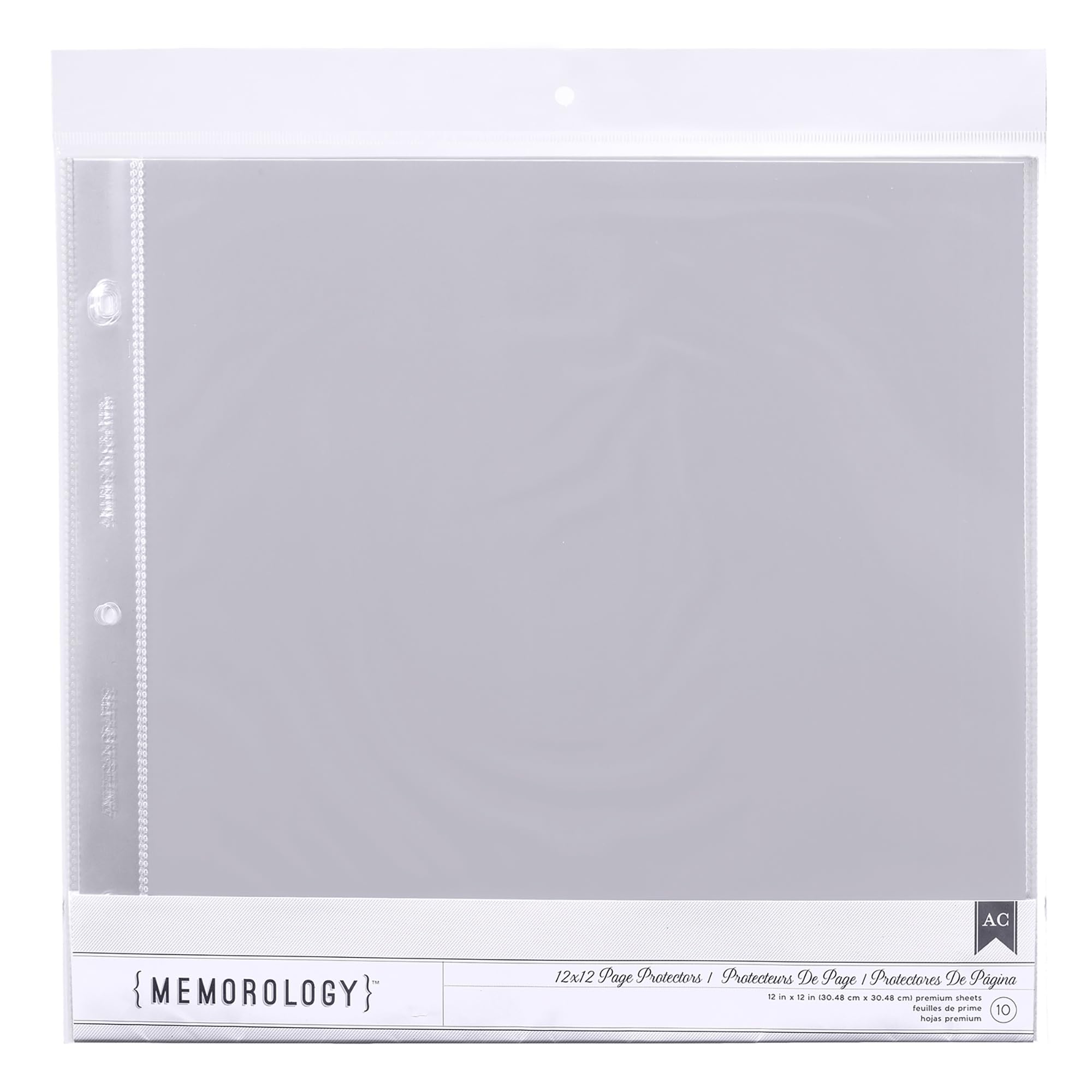 American Crafts Page Protectors Top-Loading 12"X12" 10/Pkg-(1) 12"X12" Pocket