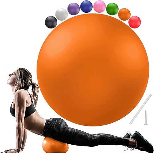 Pelota de pilates suave de 9 pulgadas, ideal para ejercicios pequeños entre la rodilla, para fisioterapia, yoga, núcleo, medicina, abdominales, pt,