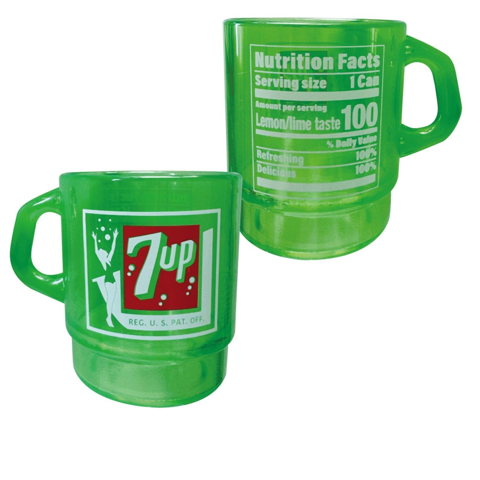 Amazon.co.jp: STACKING MUG / 7UP-GREEN-CLEAR グリーン クリア 