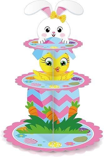 Miniatura 13 de Zopeal Soporte de 3 niveles para cupcakes de copo de nieve, decoración de fiesta, soporte para cupcakes de copo de nieve, soporte para pasteles