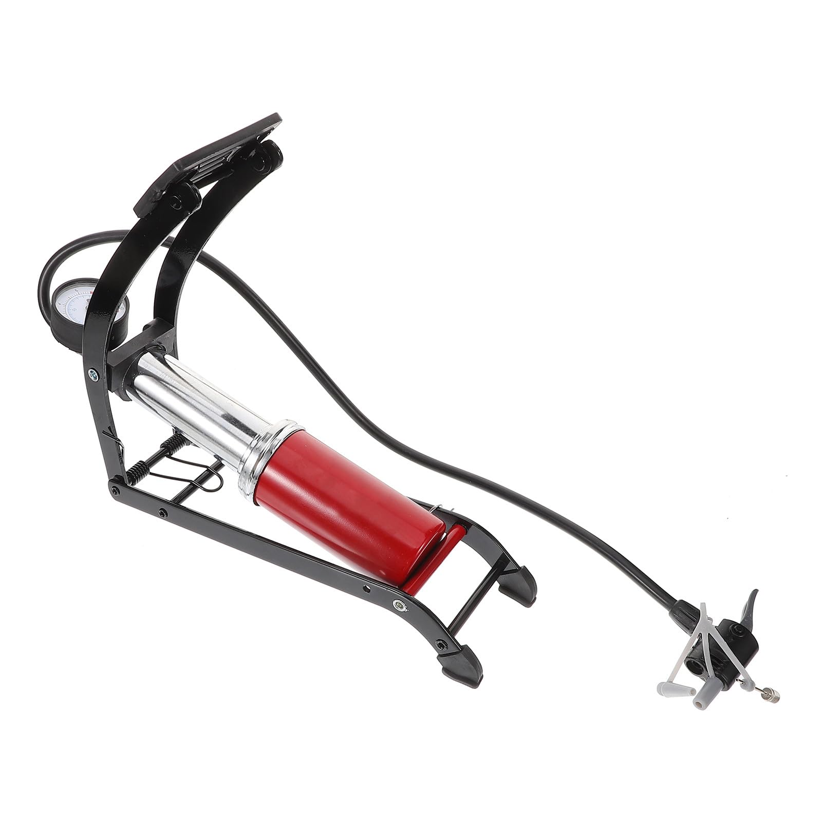 BESPORTBLE Pompa Per Bicicletta Portatile Pedale Gonfiatore Multiuso Per Pneumatici e Palloni Leggera e Facile Da Usare Design Ergonomico Per Inflazione Efficiente