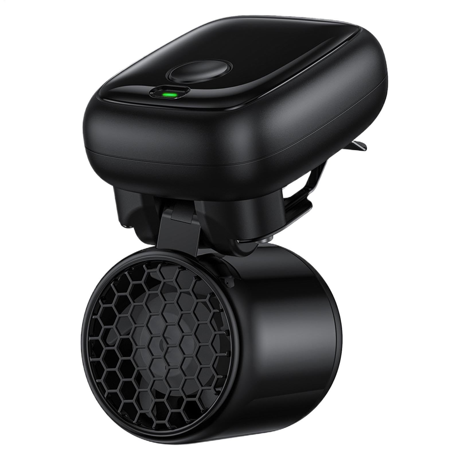 Ventilador de clip portátil para sombrero y camisa, soplador recargable para senderismo