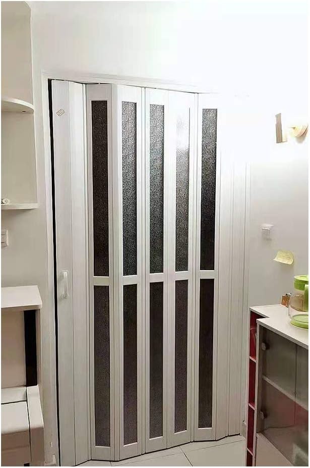 PVC Folding Door Sliding Concertina Partitions for Bedroom (36''80