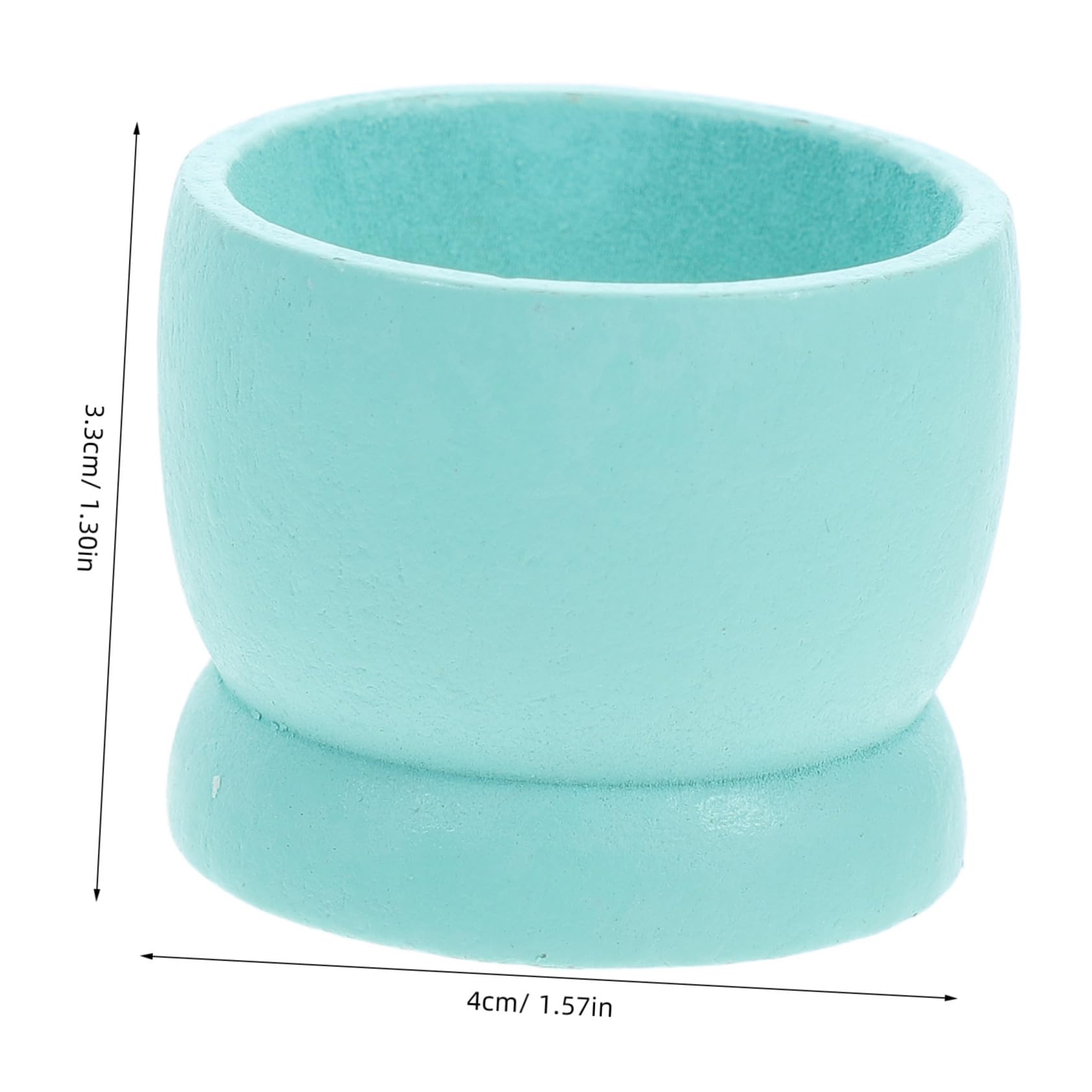 CIYODO 6Pcs Wooden Egg Holders for Easter Egg Stand Cups Egg Holders for Boiled Eggs Countertop Egg Tray for Kitchen for Fresh Egg Display