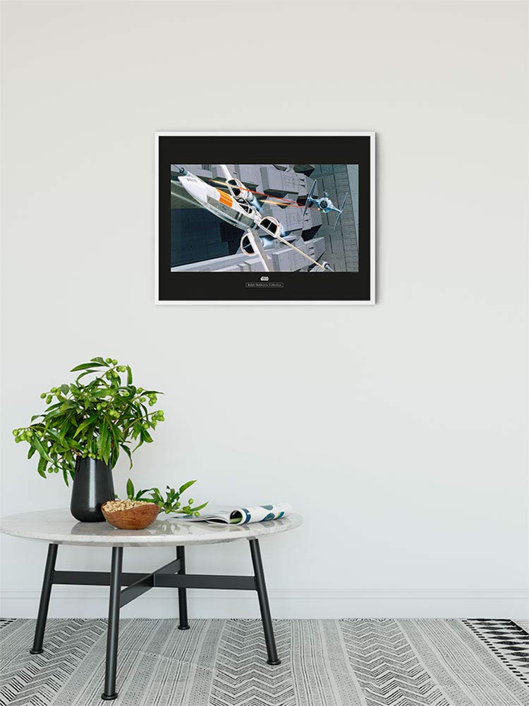 Komar Wandbild 'Star Wars Blueprint Sith TIE-Fighter' – Kunstdruck 50x70 Cm, Made In Germany