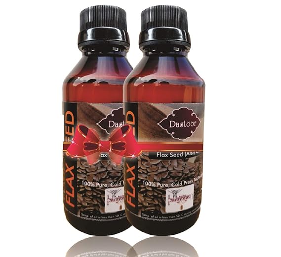 Dastoor Cold Pressed Flax Seed Oil (200 ml x 2)