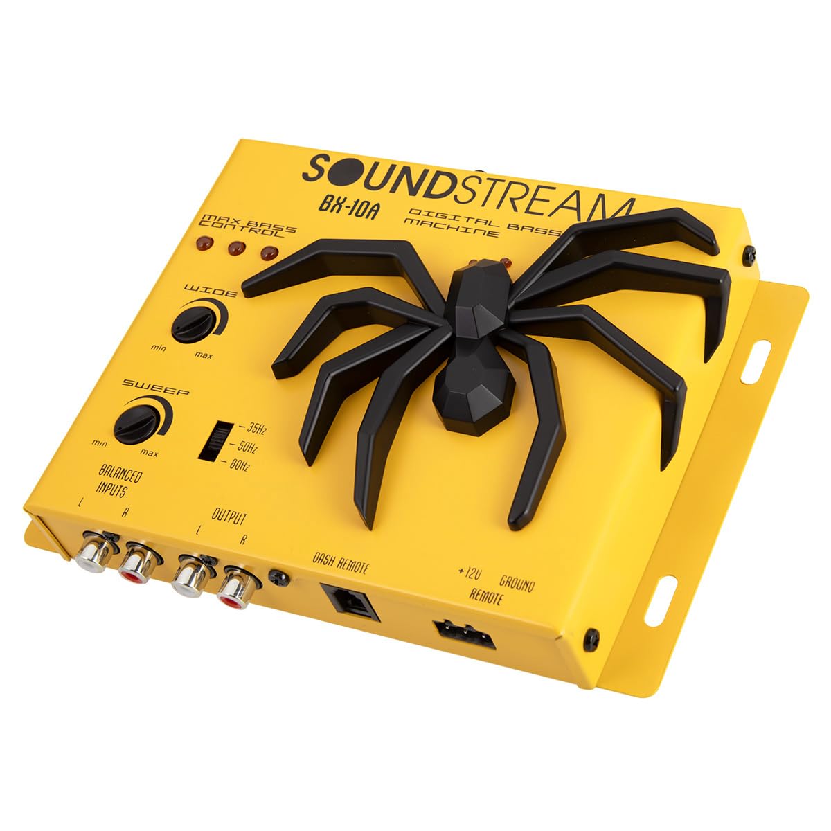 SOUNDSTREAM BX-10A | Bass Processor - Digital Sound Restoration, Maximizer and Reproducer - Car Audio Booster - Crushing Yellow Matte Black…