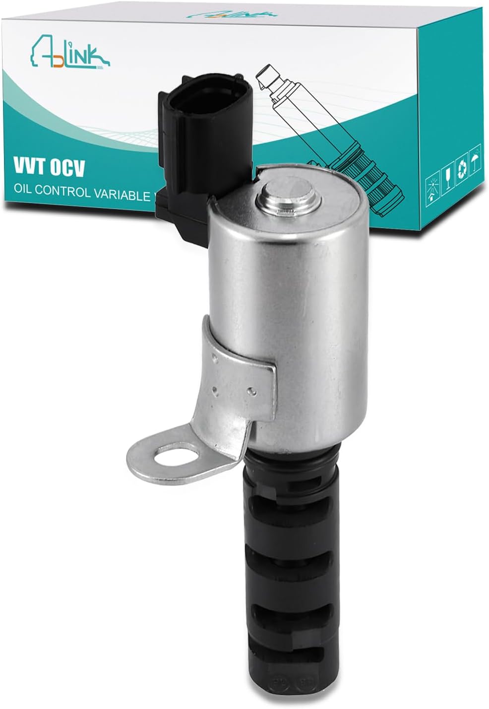 AULINK 15330-22010 15330-22030 OCV Oil Control Variable Valve (1.8L L4) Timing VVT Solenoid For 2000-2008 Toyota Corolla, 2003-2008 Matrix, 2000-2005 Celica, For Chevrolet Prizm, Pontiac Vibe