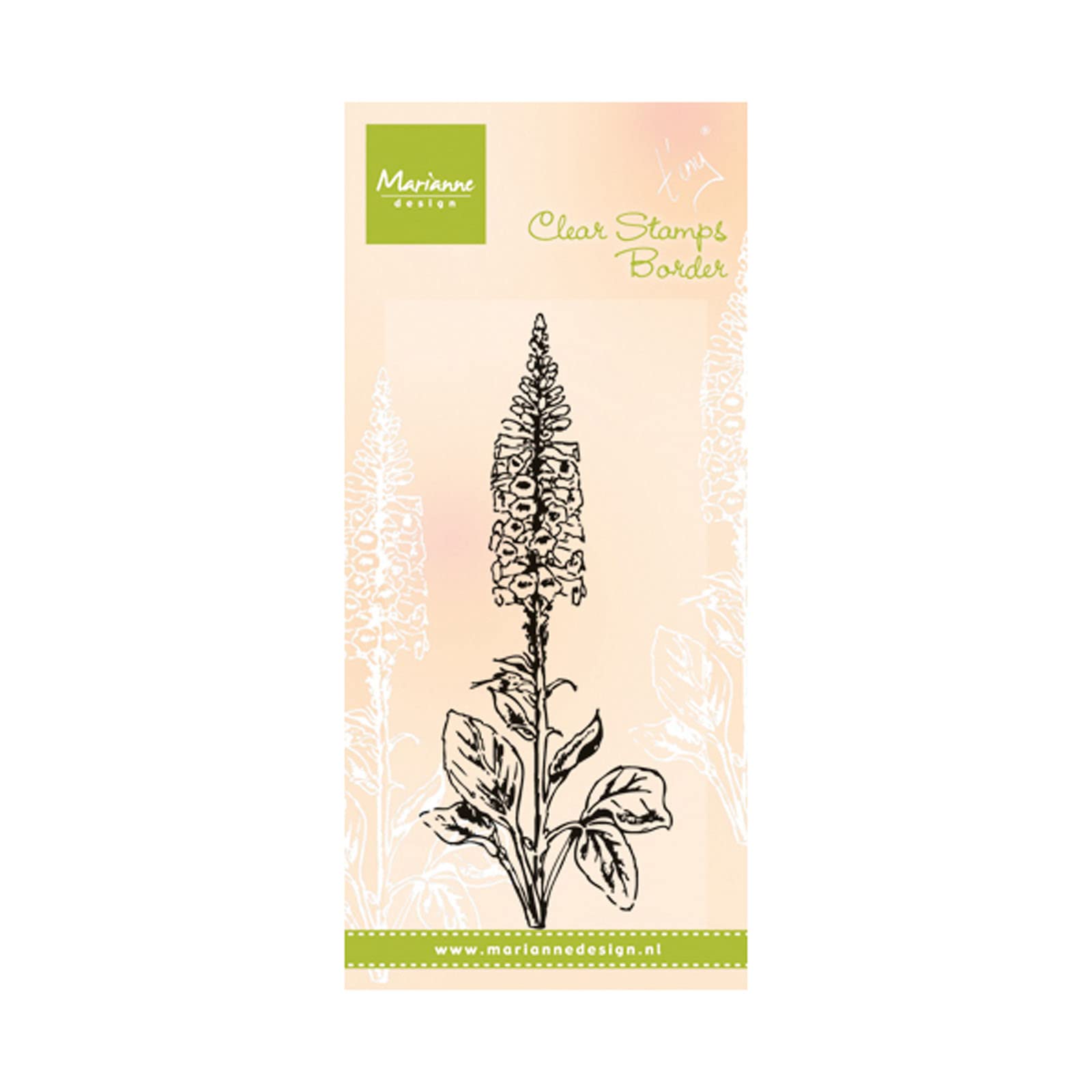 Marianne Design Transparent Tiny's Foxglove Clear Stamp,