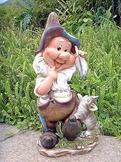 Design 11020 Gnome 41 cm High Decorative Garden Gnome Figurines Decoration Various Designs (11020 Design 3)