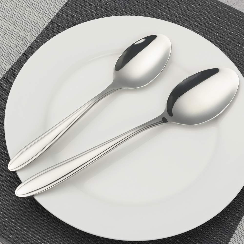 Juegos de cubiertos de cocina de 32 piezas, cubiertos de acero inoxidable para 8 personas