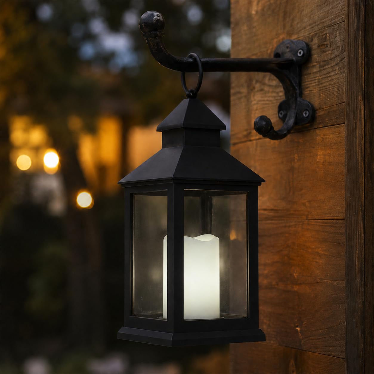Lot de 2 lanternes LED à piles de 35,6 cm