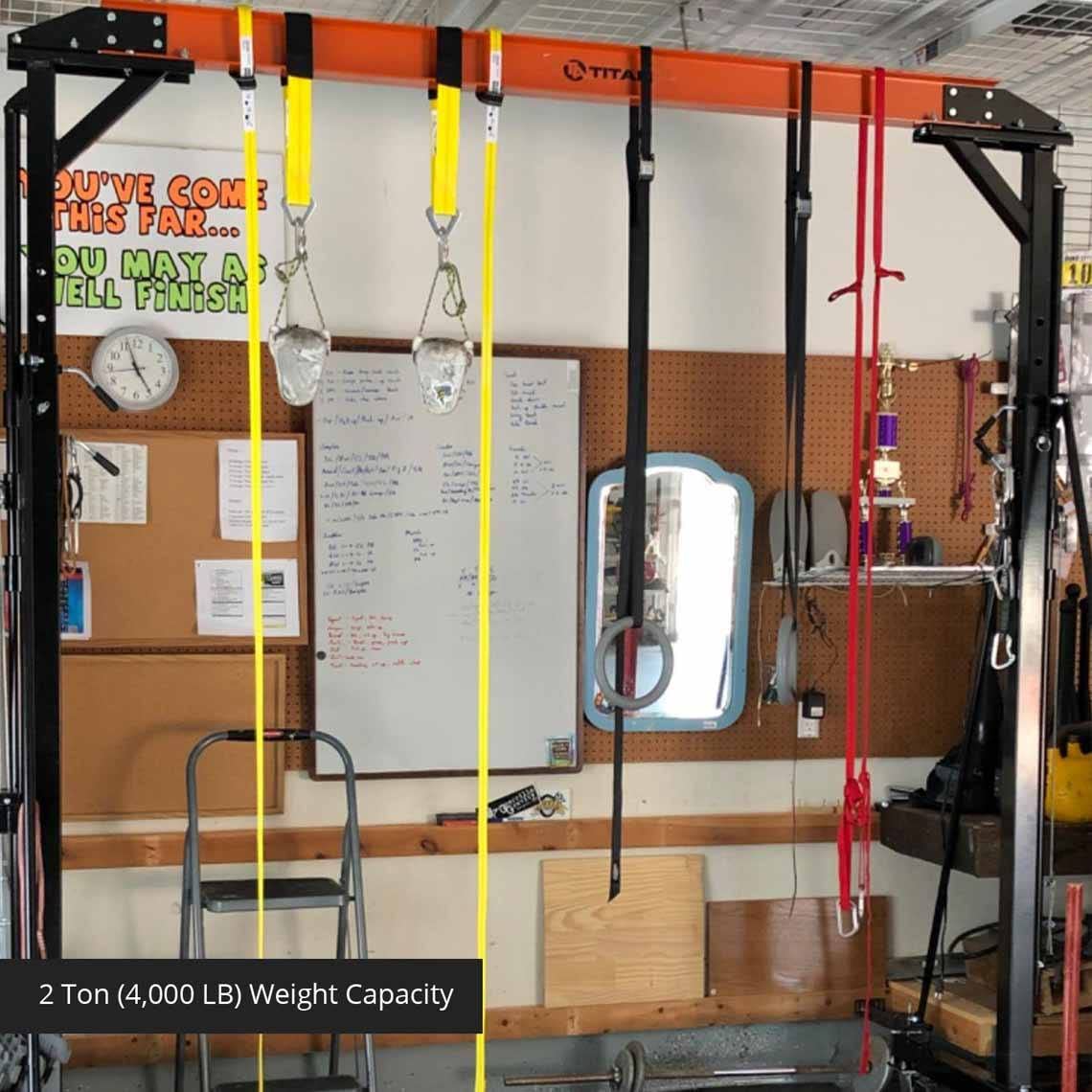 Buy Titan Attachments 2 Ton Telescoping Gantry Crane, Portable Shop