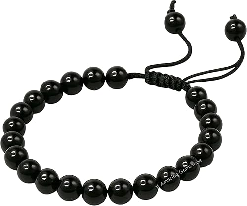 Miniatura 271 de Amazing Gemstone Crystal Bracelet for Women Men's Gifts - Protection Healing Crystal Bracelet - 8mm Gemstone Beaded Adjustable Bracelet Pulseras