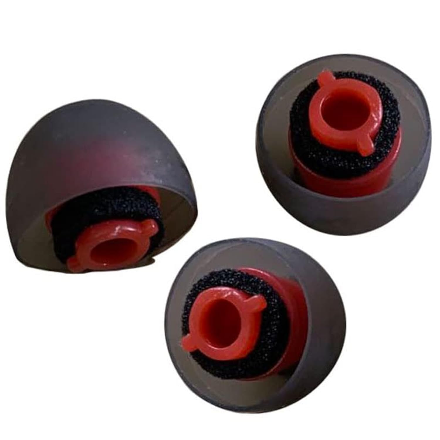 in-Ear Tip Adapter Mount Ear Tips Compatible with Plantronics Voyager 5200 / Voyager Legend/Pro, Reducing Noise Earbuds Ear Tips, 3 Piece S/M/L, Silicone Gray [Silicone]