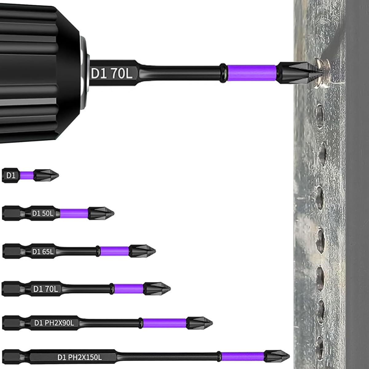 See full amazon price history chart for Serplex® 6Pcs Magnetic Phillips Drill Bits Set, Assorted Sizes, Anti-Slip Grooves, High Impact Steel, Universal Compatible, for Power & Impact Drivers, Enhanced Magnetic Tips for Precision Serplex® 6Pcs Magnetic Phillips Drill Bits Set, Assorted Sizes, Anti-Slip Grooves, High Impact Steel, Universal Compatible, for Power & Impact Drivers, Enhanced Magnetic Tips for Precision (B0D7MN2BB1) Amazon Price History, Amazon Price Tracker