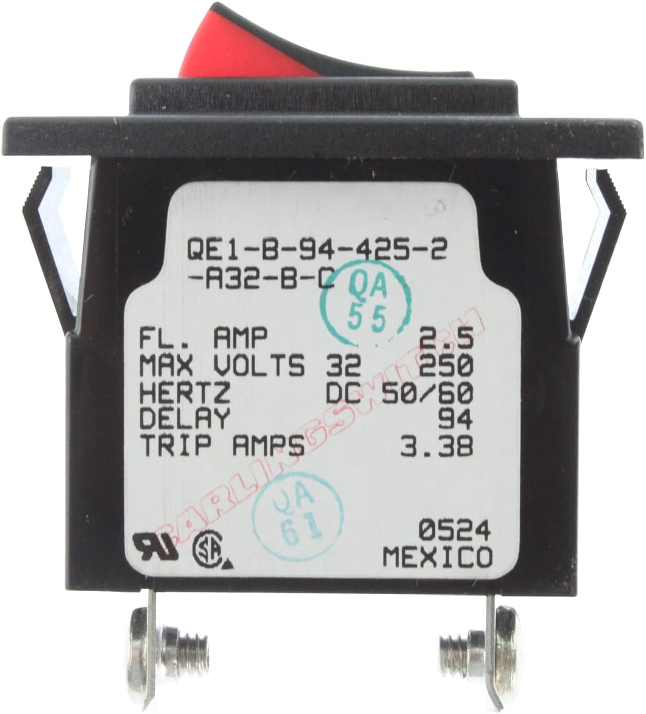 Lightolier CLD300BK Lytespan Track Lighting Powertrip Breaker Module 2.5A 300W, Black