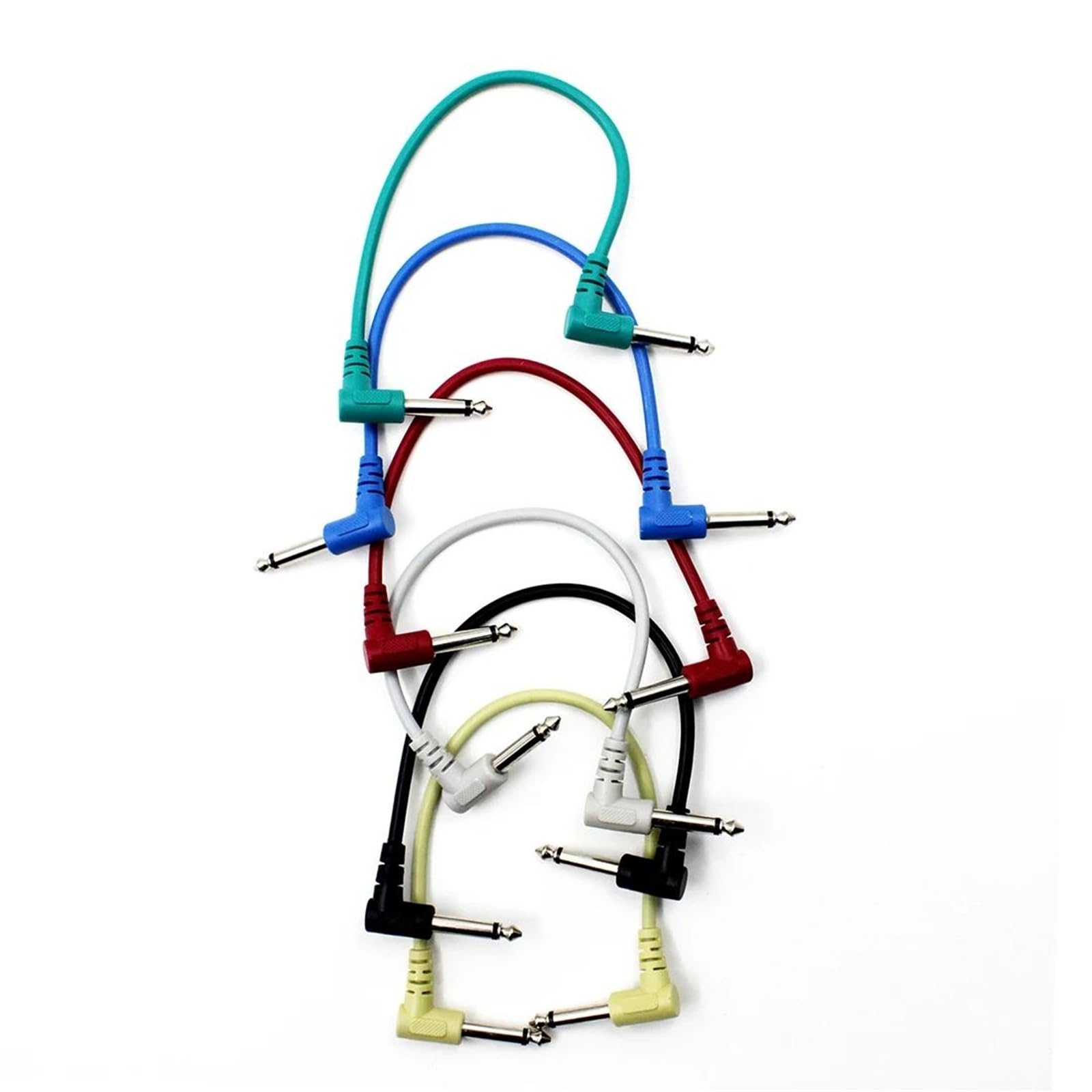 Kabel audio do gitary 6 szt kabli z efektami gitarowymi Akcesoria do instrumentów muzycznych