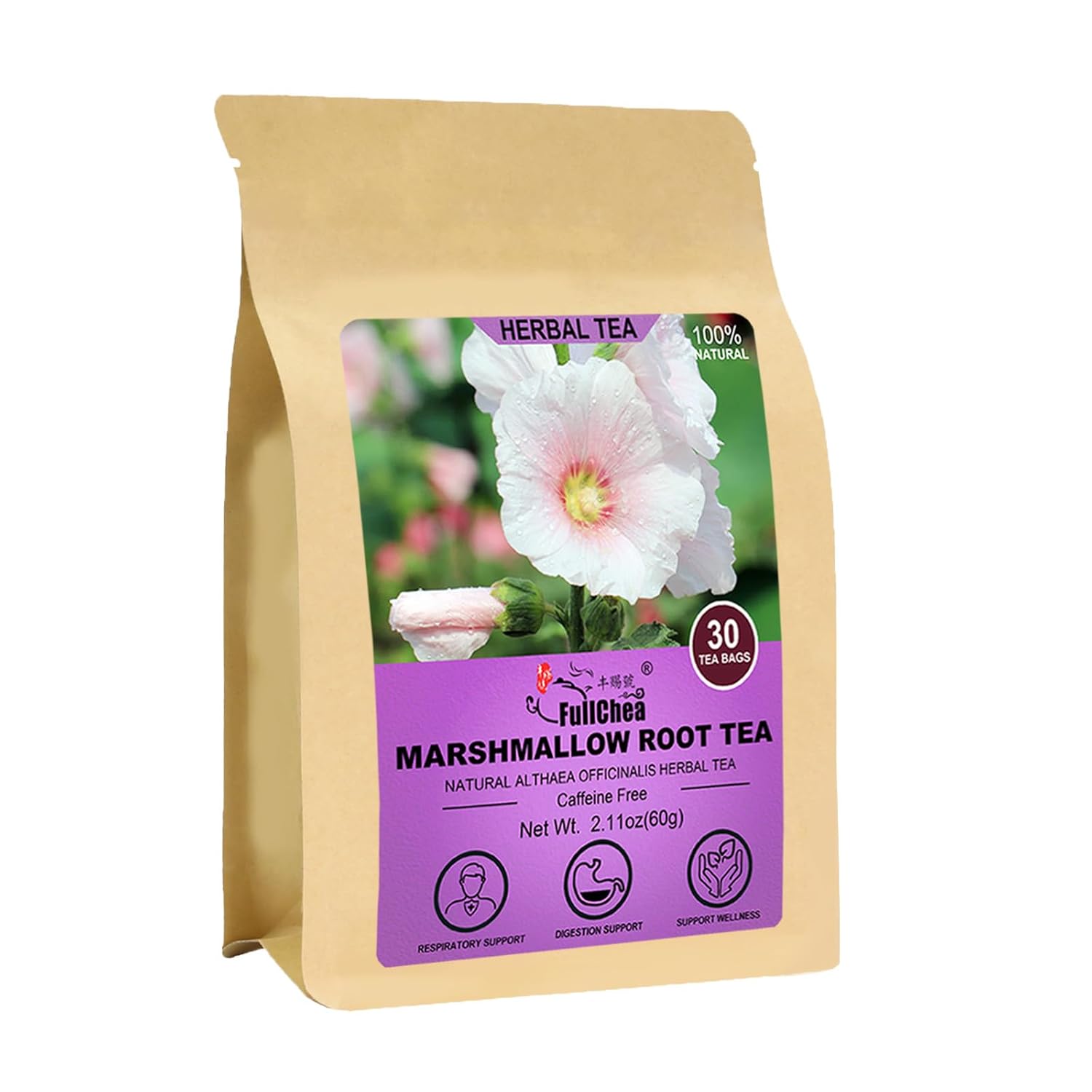 Té de Raíz de Malvavisco 30 Saquitos 2g C/u