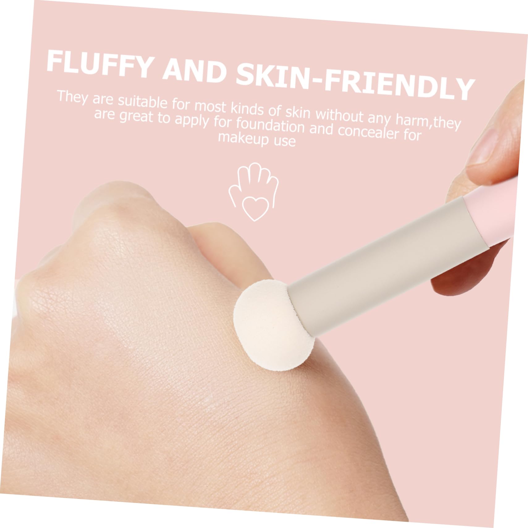 MAGICLULU 5 Set Di Correttori Kit Di Cosmetici Spugne E Pennelli Per Il Trucco Manico Per Fondotinta E 3 Pezzi*5