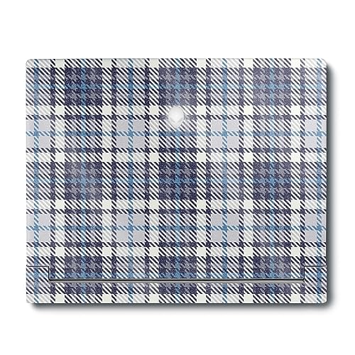 Image of MightySkins Glossy Glitter Skin Compatible with Alienware X16 R1 (2023) Full Wrap Kit - Blue Plaid | Protective, Durable High-Gloss Glitter Finish | Easy to Apply & Change Styles | Made in The USA