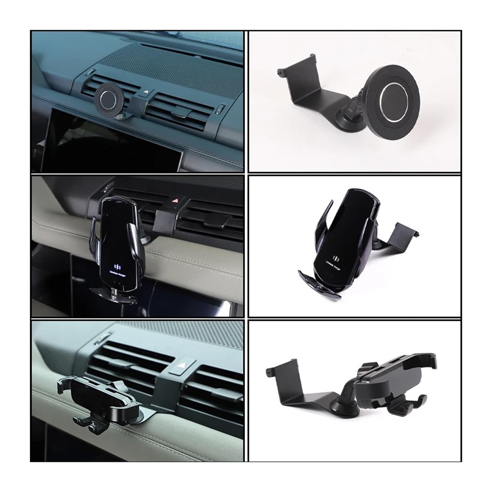 Soporte Multifuncional for Montaje en navegación GPS for teléfono de Coche | For Defender 90 110 2020-2026 Consola central Interior Accesorios for automóviles(Style 1)